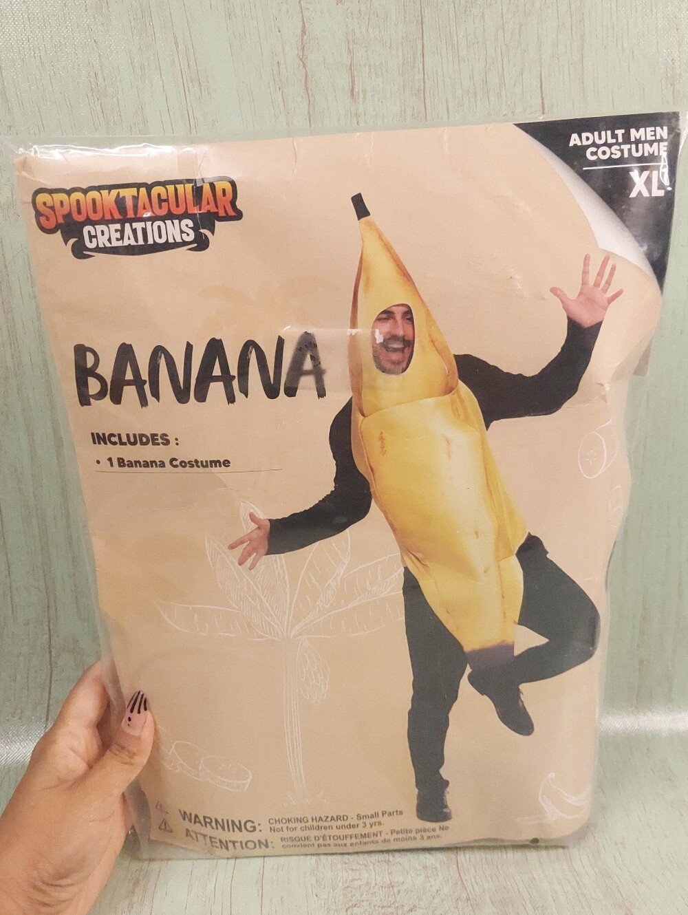 Spooktacular Creations Adult Unisex Banana Costume XL